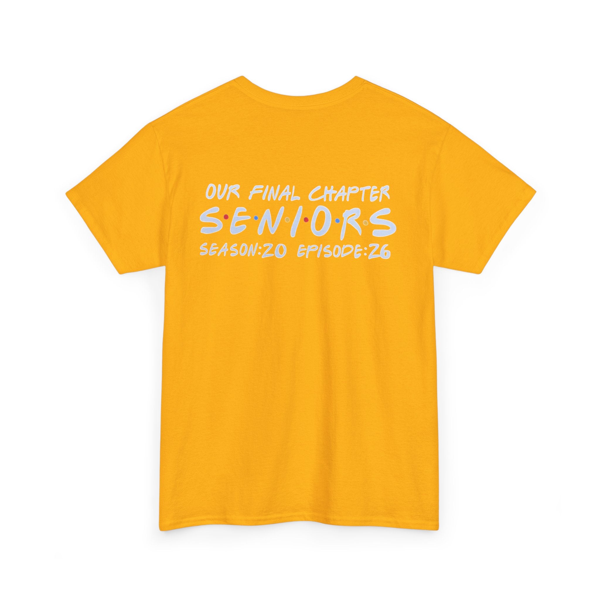 Senior Year Donut Tee — 'Our Final Chapter: SENIORS' Class Shirt