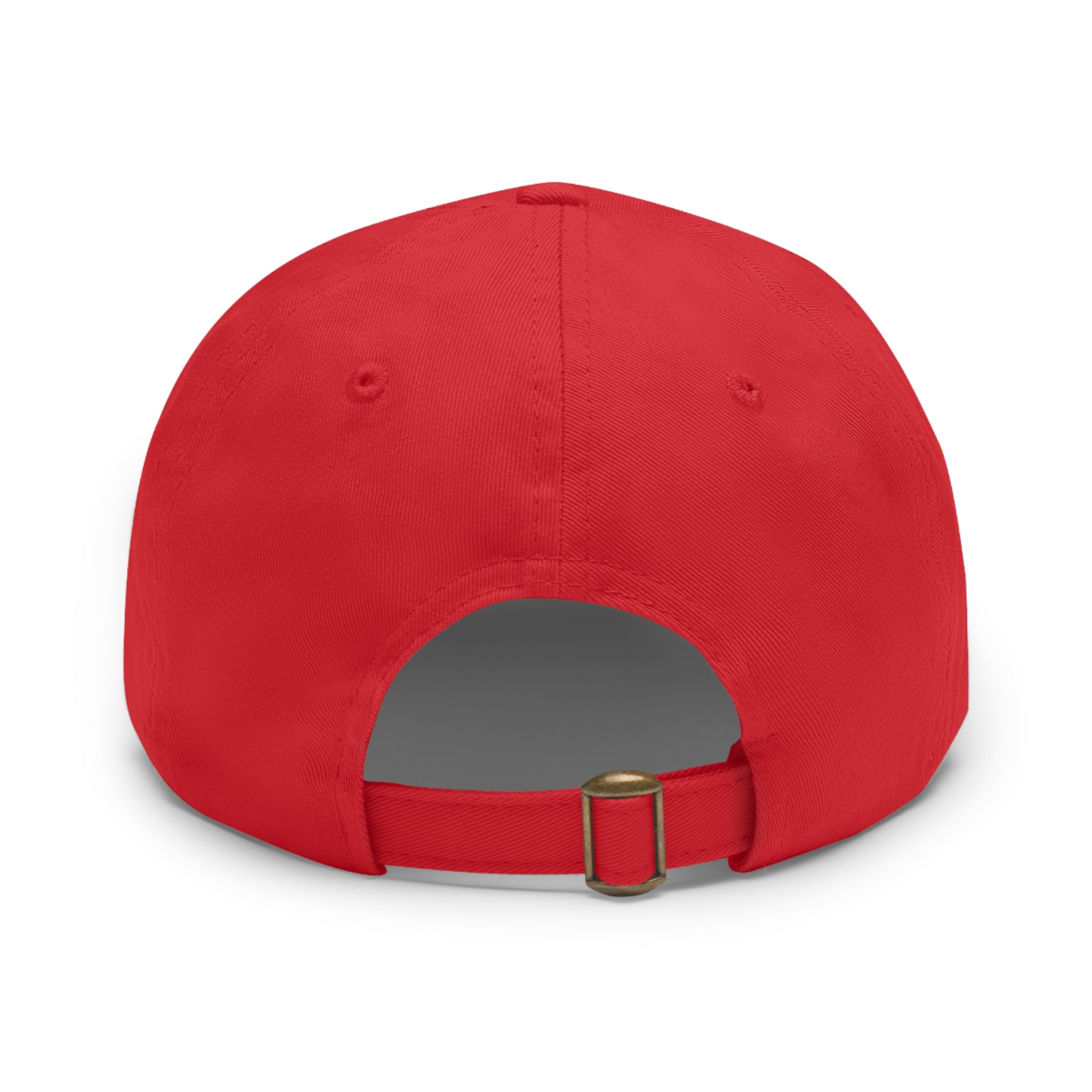 Sweet Society Leather Patch Dad Hat — Embroidered Logo Cap