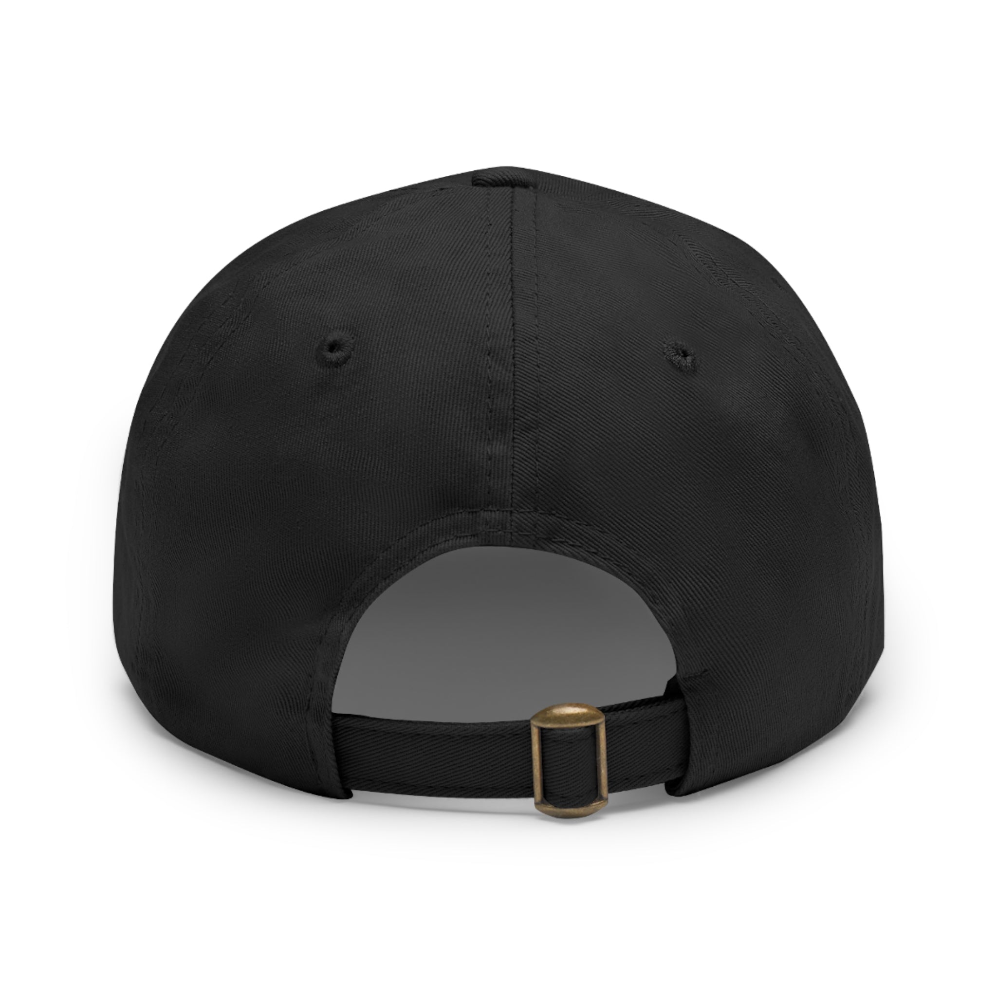 Sweet Society Leather Patch Dad Hat — Embroidered Logo Cap