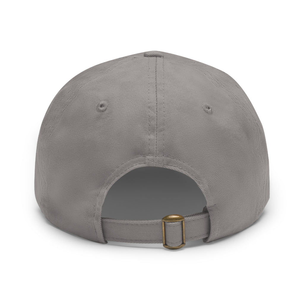 Sweet Society Leather Patch Dad Hat — Embroidered Logo Cap