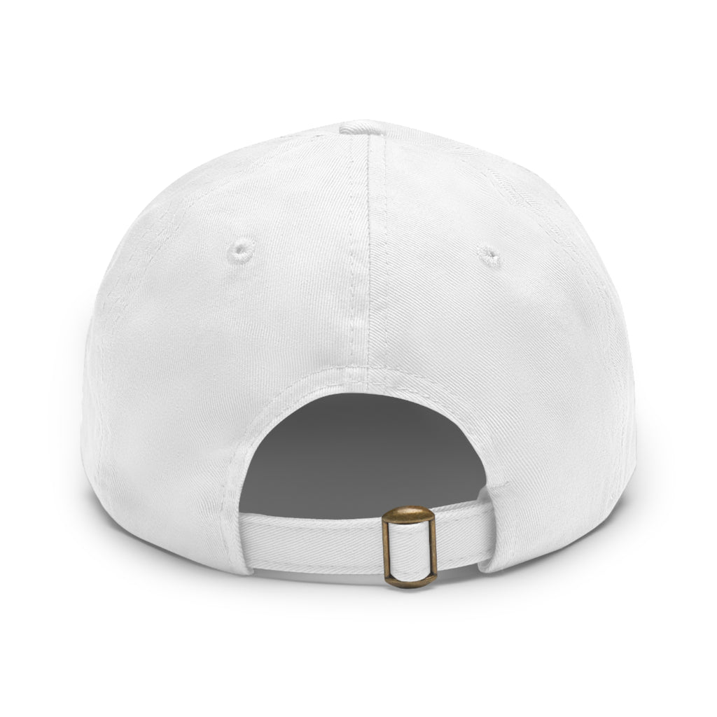 Sweet Society Leather Patch Dad Hat — Embroidered Logo Cap